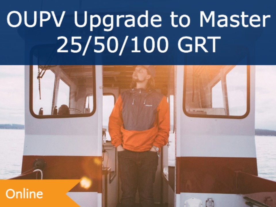 OUPV Upgrade to Master 25/50/100 GRT Online